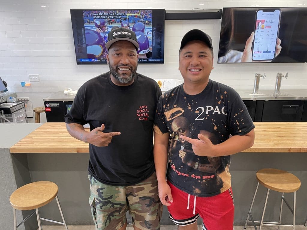 Dynamic duo, Bun B and Andy Nguyen of Trill Burgers. (Photo by Nick Scurfield)