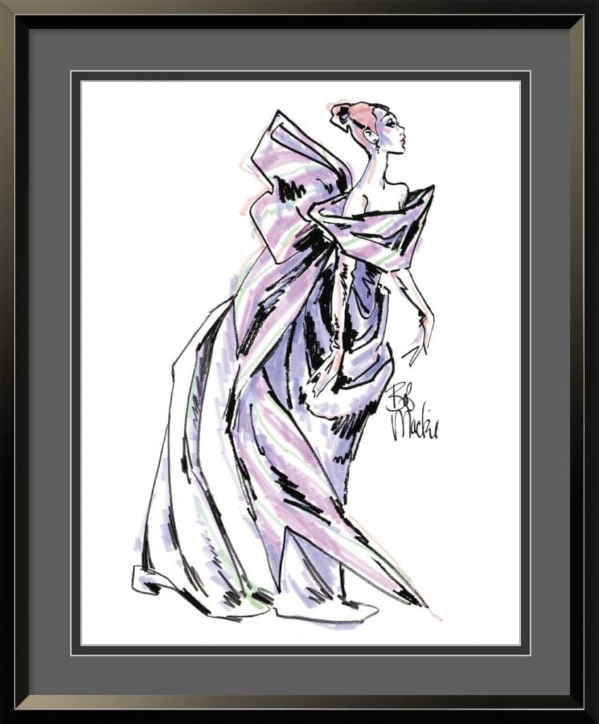 Bob Mackie gowns rocked the red carpet during the 1980s and '90s. (Photo from bobmackie.com)