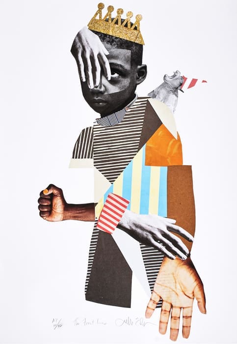 Glasstire Deborah Roberts’ “The Front Lines,” 2019