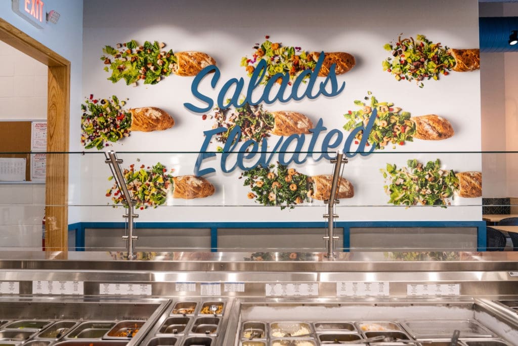 Salads become hassle-free at Bread Zeppelin. (Photo by Michael Anthony)