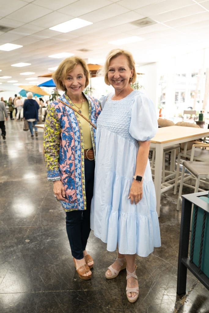 Sandy Lucas, Sarah Eilers at Design in Bloom (Photo by Daniel Ortiz)