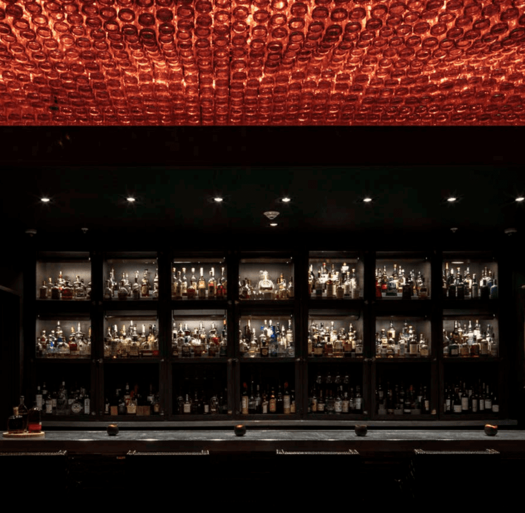 The 1791 Whiskey Bar is named for the year of the whiskey tax rebellion under the leadership of George Washington.