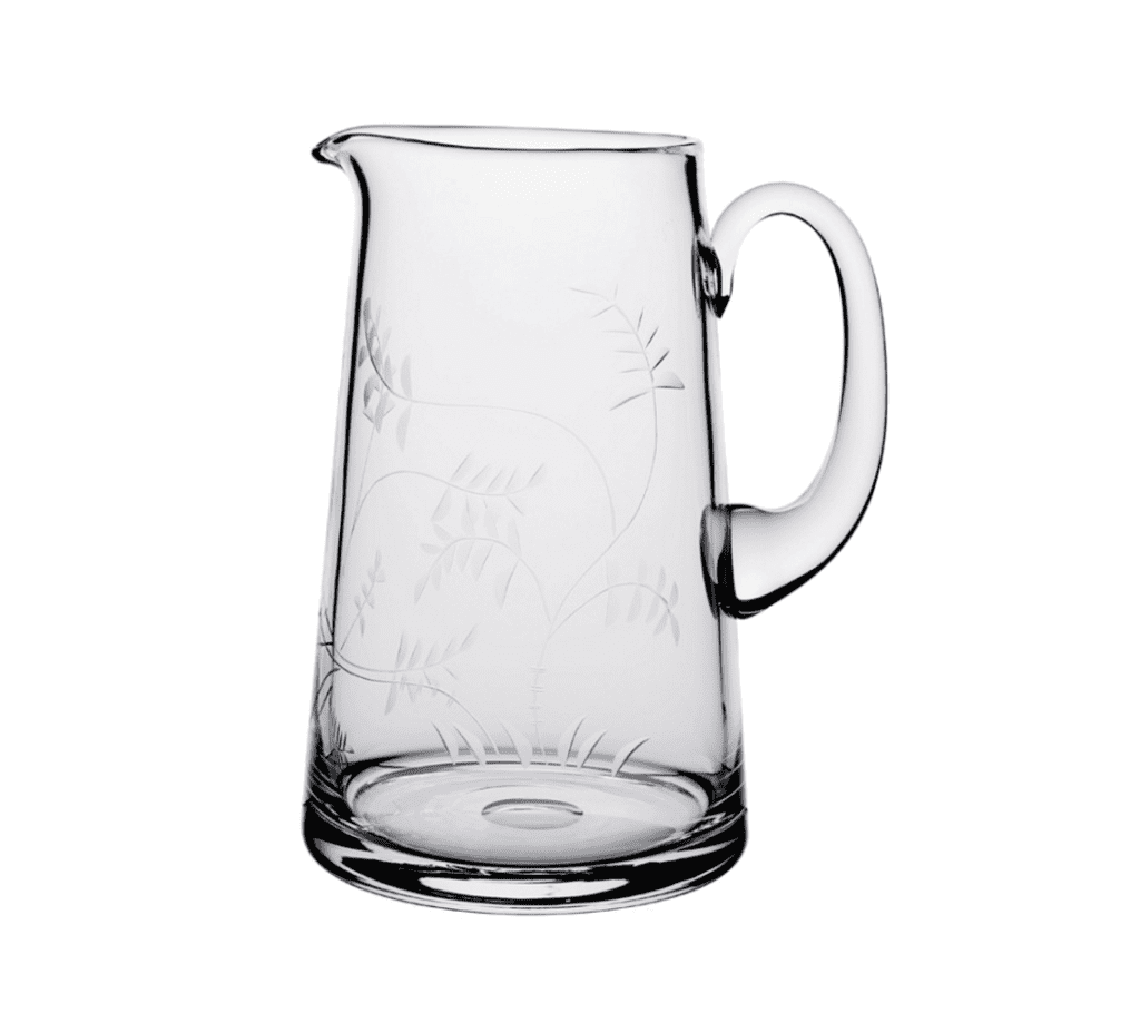 This William Yeoward pitcher is a  practical and pretty shape perfect for entertaining inside and out.