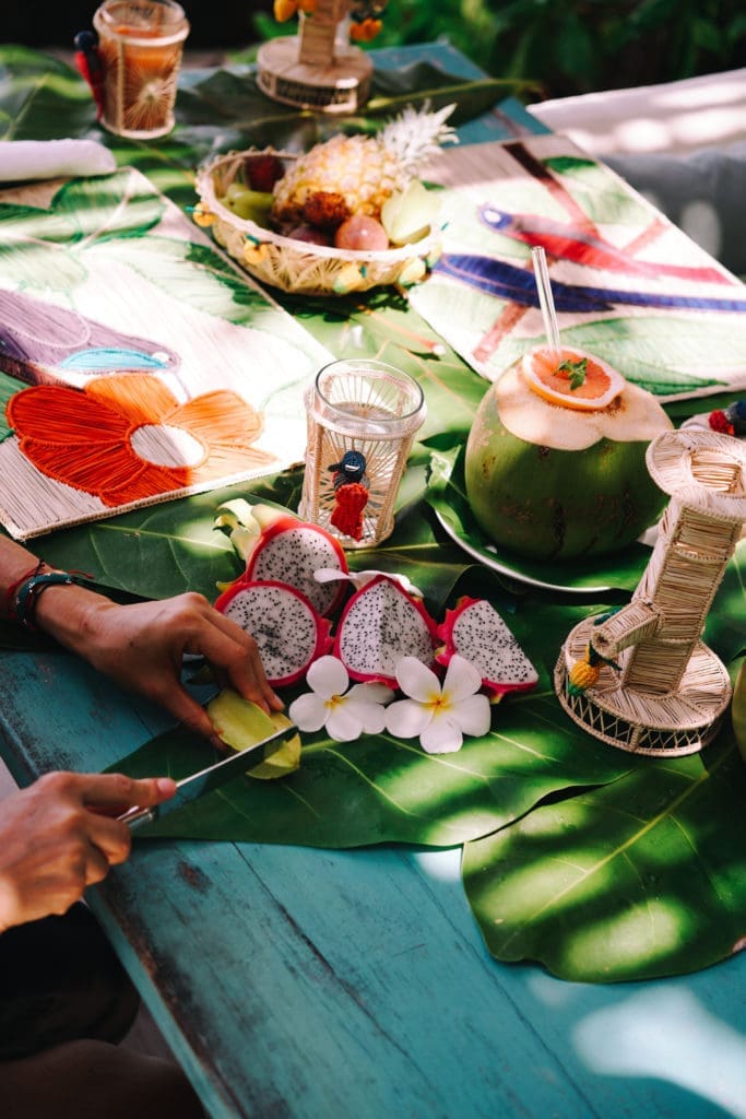 Stylish Accessories Designer and Tropical Resort Team Up on New Beachy Tableware