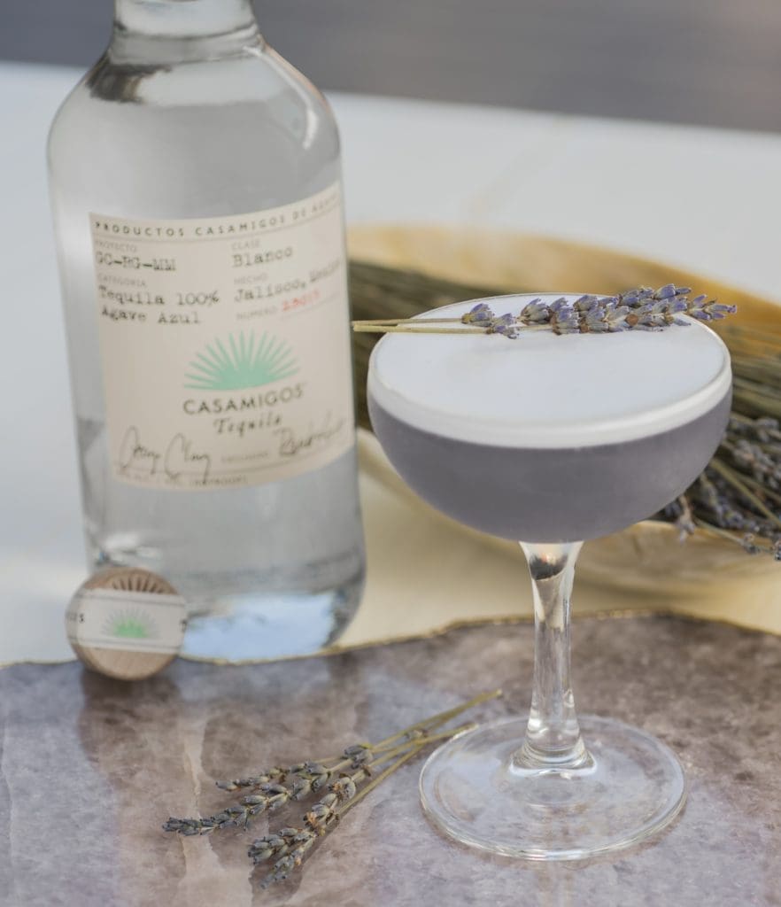 Casamigos tequila offers up the Casa Lavender cocktail.