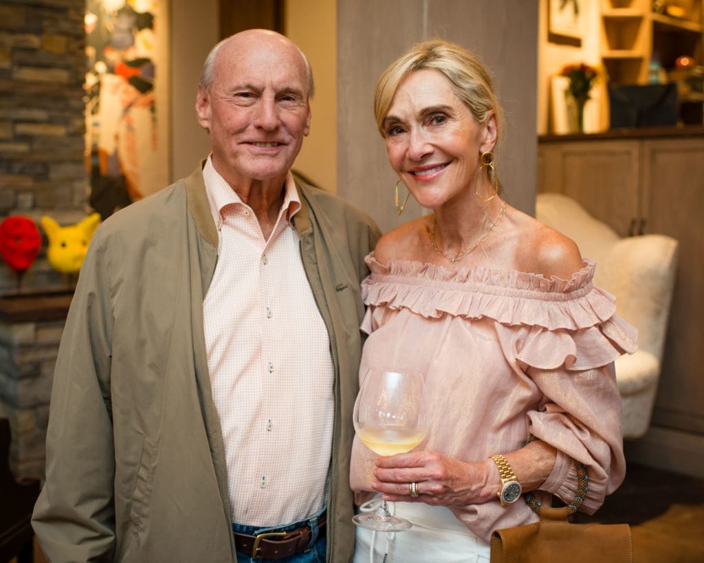 Scotty & Jana Arnoldy at the Exclusive Resorts event at the Red Mountain home of Glenn Bucksbaum (Photo by Ross Daniels Photography)