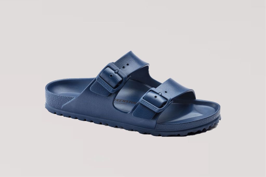Birkenstock's EVA Arizona waterproof sandals, $44.95, available at Birkenstock.com