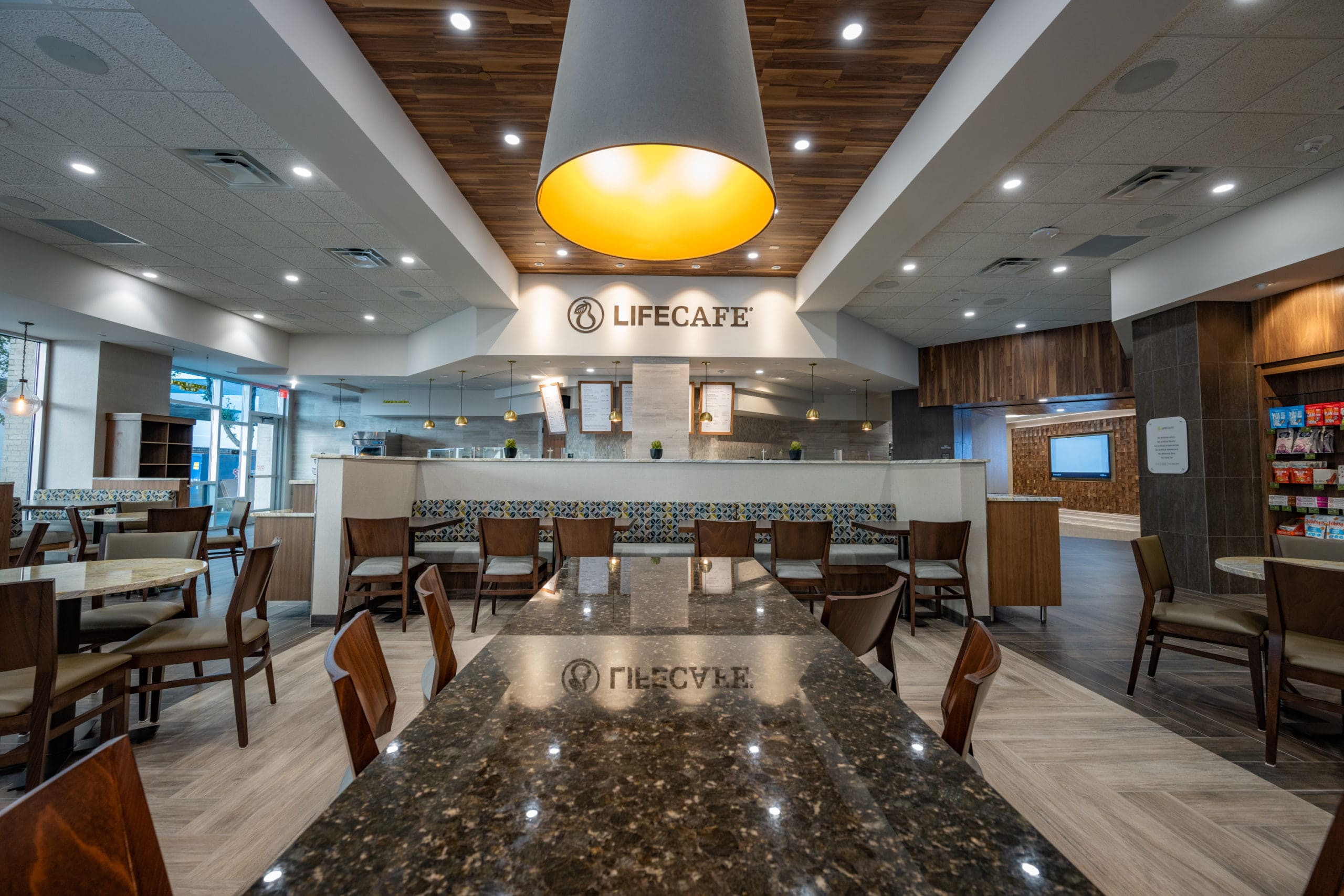 Interior of Life Cafe
