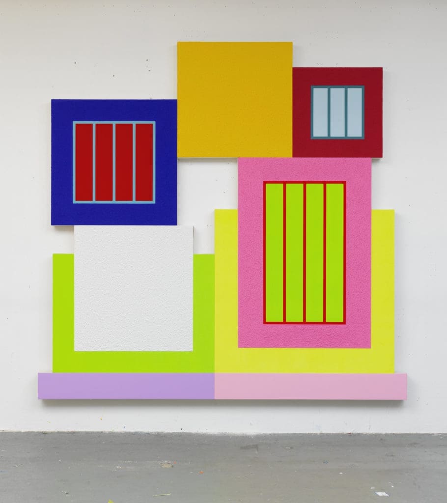 Peter Halley's "Wonder Park,” 2019.