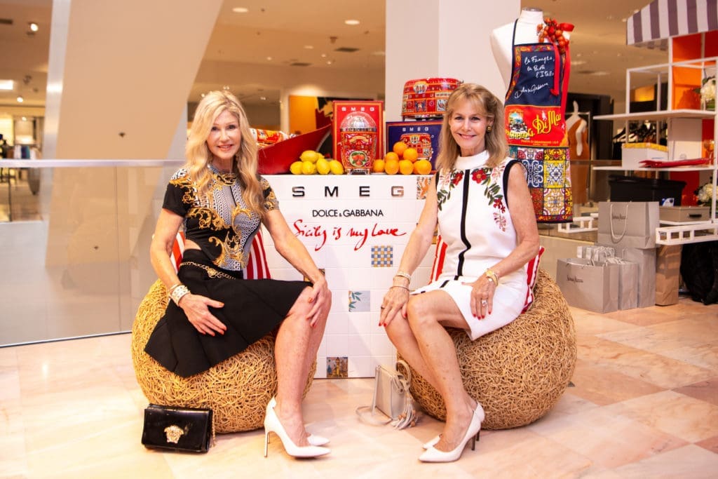 Patti Imbrogno Murphy, Cheryl Arolfo Byington at the Italian Cultural & Community Center party at Neiman Marcus  (Photo by Michelle Watson, CatchLightGroup.com)
