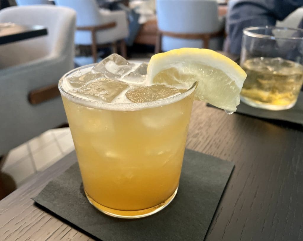 Queen of Salerno - the amaretto and lemon cocktail of choice. Photo by Courtney Dabney. 