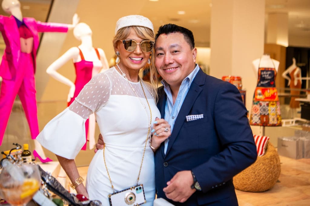 Lety de Leon, Mauricio Cruz at the Italian Cultural & Community Center  party at Neiman Marcus  (Photo by Michelle Watson, CatchLightGroup.com)