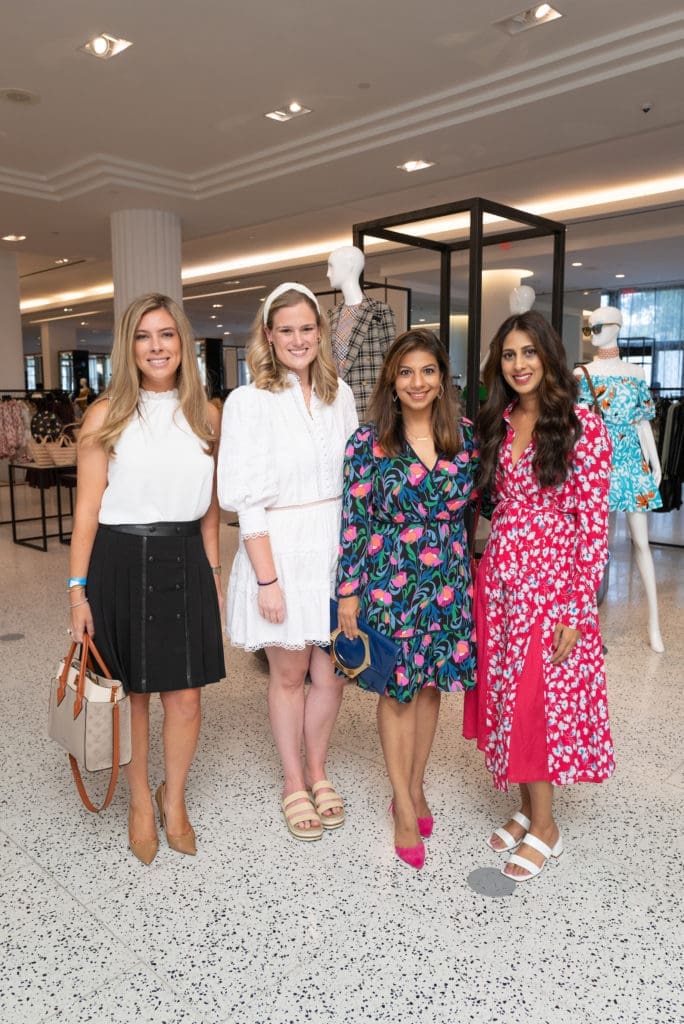 Liz McDonald, Emily Robinson, Karishma Asrani, Dipali Ely at the Women of Wardrobe Summer Soirée at Tootsies. (Photo by Daniel Ortiz)