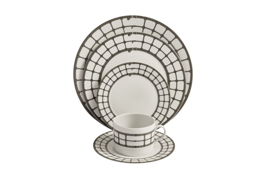 Detail of Nina Magon's Aryan tabletop collection