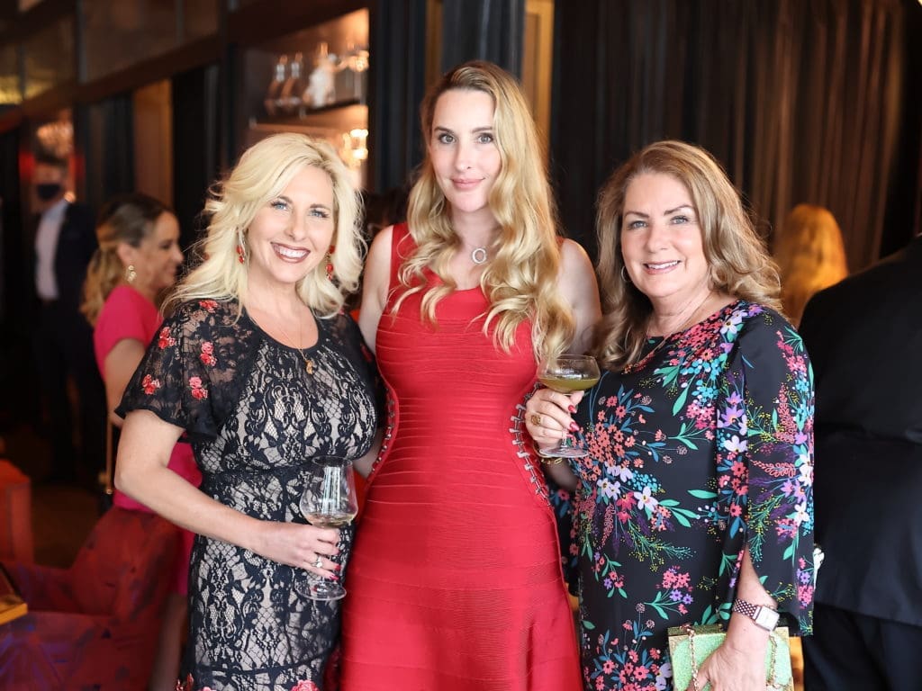 Tracy Faulkner, Cheryl Murphy Haseeb, Tracy Younes at the Fabergé/Correa Family Foundation benefit luncheon at MAD in River Oaks District.  (Photo by Quy Tran)