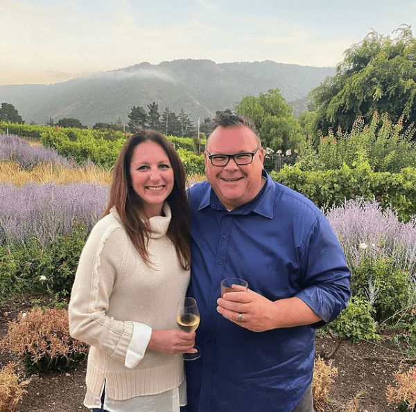 Lindsey Brown & Underbelly Hospitality chef/owner Chris Shepherd in Carmel Valley earlier this summer while plans were underway for big moves in the company. (Instagram photo)