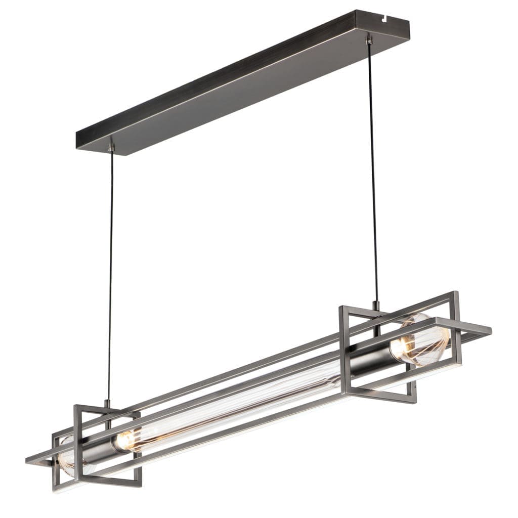 Zeppelin linear pendant by Nina Magon for Studio M Lighting