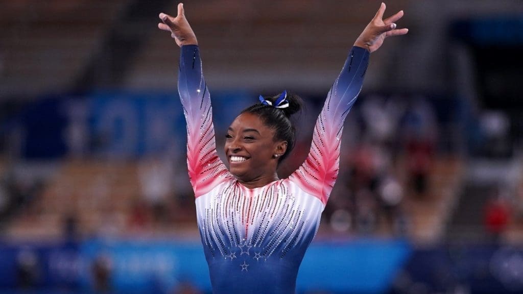 Simone Biles winning a bronze medal in Tokyo is a testament to Olympic-sized courage and overcoming adversity.