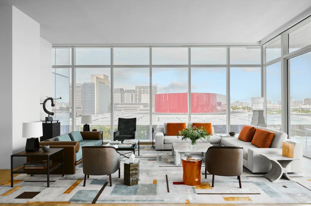 A Museum-Worthy Apartment in the Sky — Emily Summers Designs an Eye-Catching Hall Arts Residence
