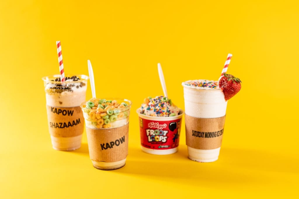 Saturday Morning Ice Cream is a new addition to The Exchange. (Photo by Kathy Tran)