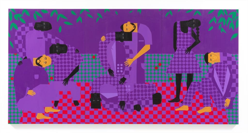 Jon Key’s “Chosen Family No. 14,” 2021, at Steve Turner (Courtesy of The Armory Show)