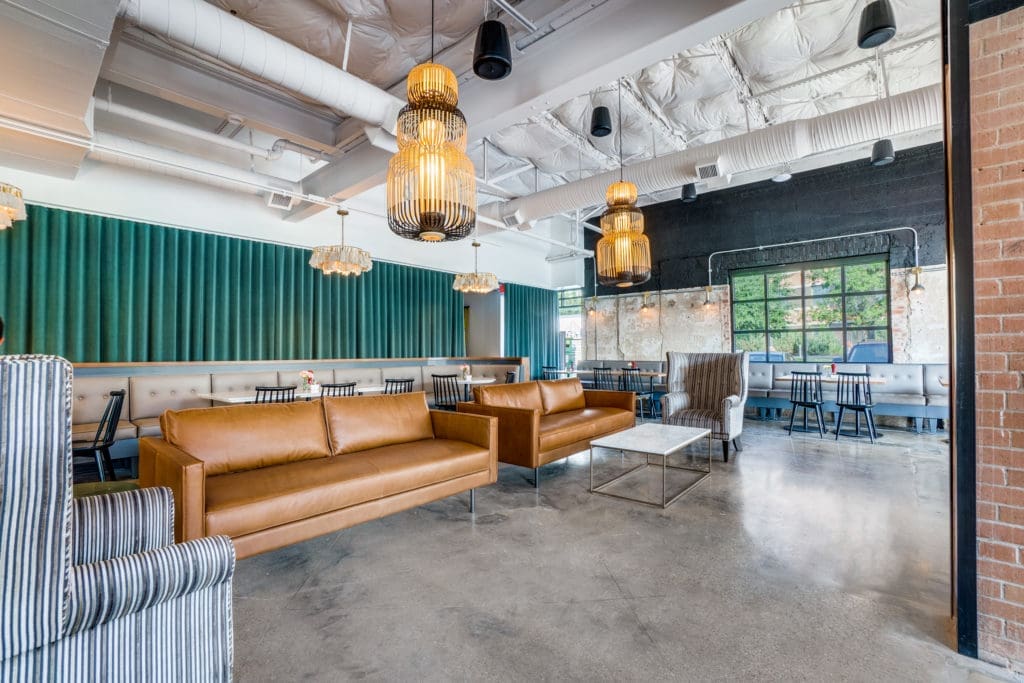 The new space at Ascension Design District is bright and airy.