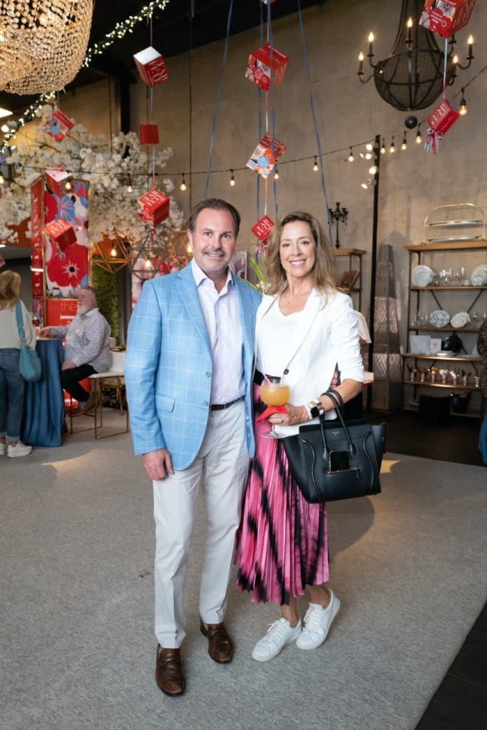 Aaron & DeeDee Howes at The Fab Fête soufflé tasting at Swift + Company (Photo by Daniel Ortiz)