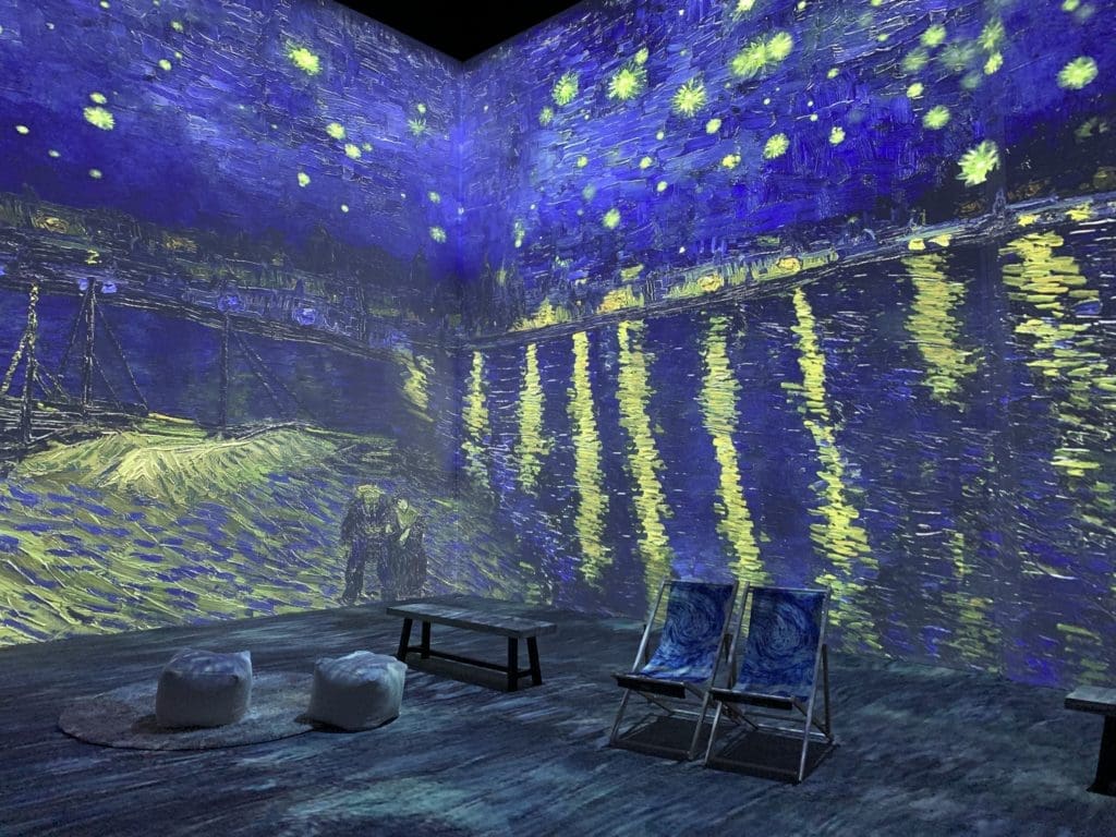 Dive into Van Gogh's starry visions. (Photo by Tarra Gaines)