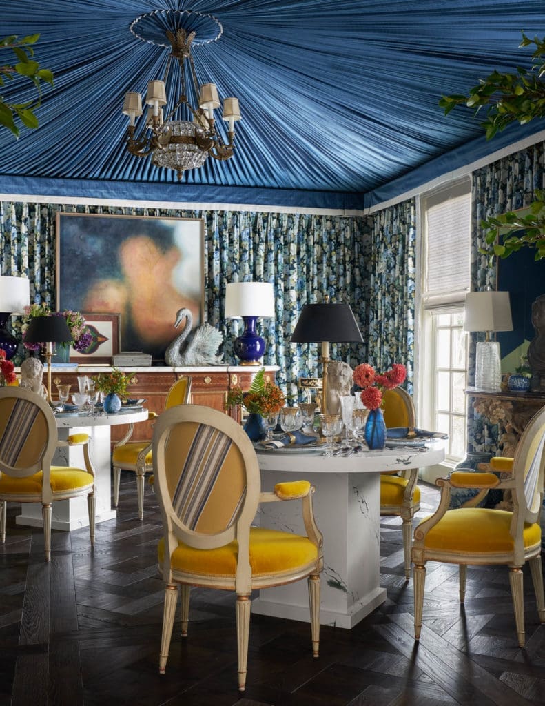 A maximalist dining room by Corey Damen Jenkins & Associates (Photo by Stephen Karlisch)
