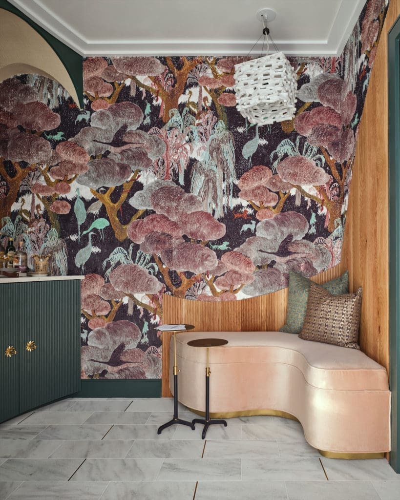 A poolside hideaway by Traci Connell Interiors (Photo by Stephen Karlisch)