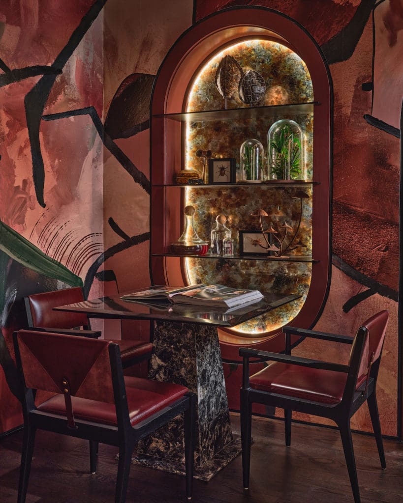 A subterranean living area by Yates Desygn (Photo by Stephen Karlisch)