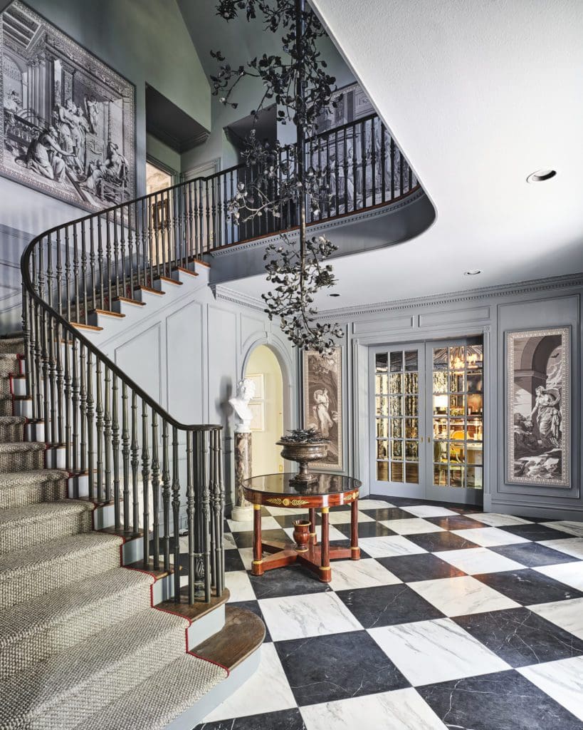 A dreamy entry hall by Bobbitt & Company. (Photo by Stephen Karlisch)