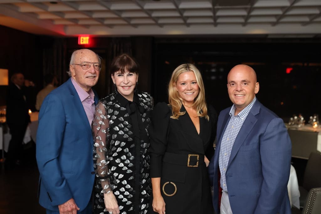 Shafik Rifaat & Shelby Hodge, Monica Bickers, Oliver Badgio at the Steak 48  Launch the Season dinner (Photo by Quy Tran)