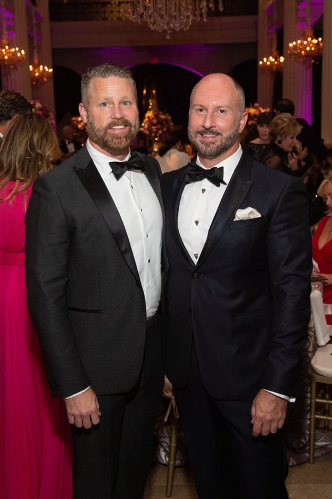 Dr. Kevin Black & Tony Bradfield at the Houston Symphony Opening Night Concert & Dinner at The Corinthian. (Photo by Wilson Parish)
