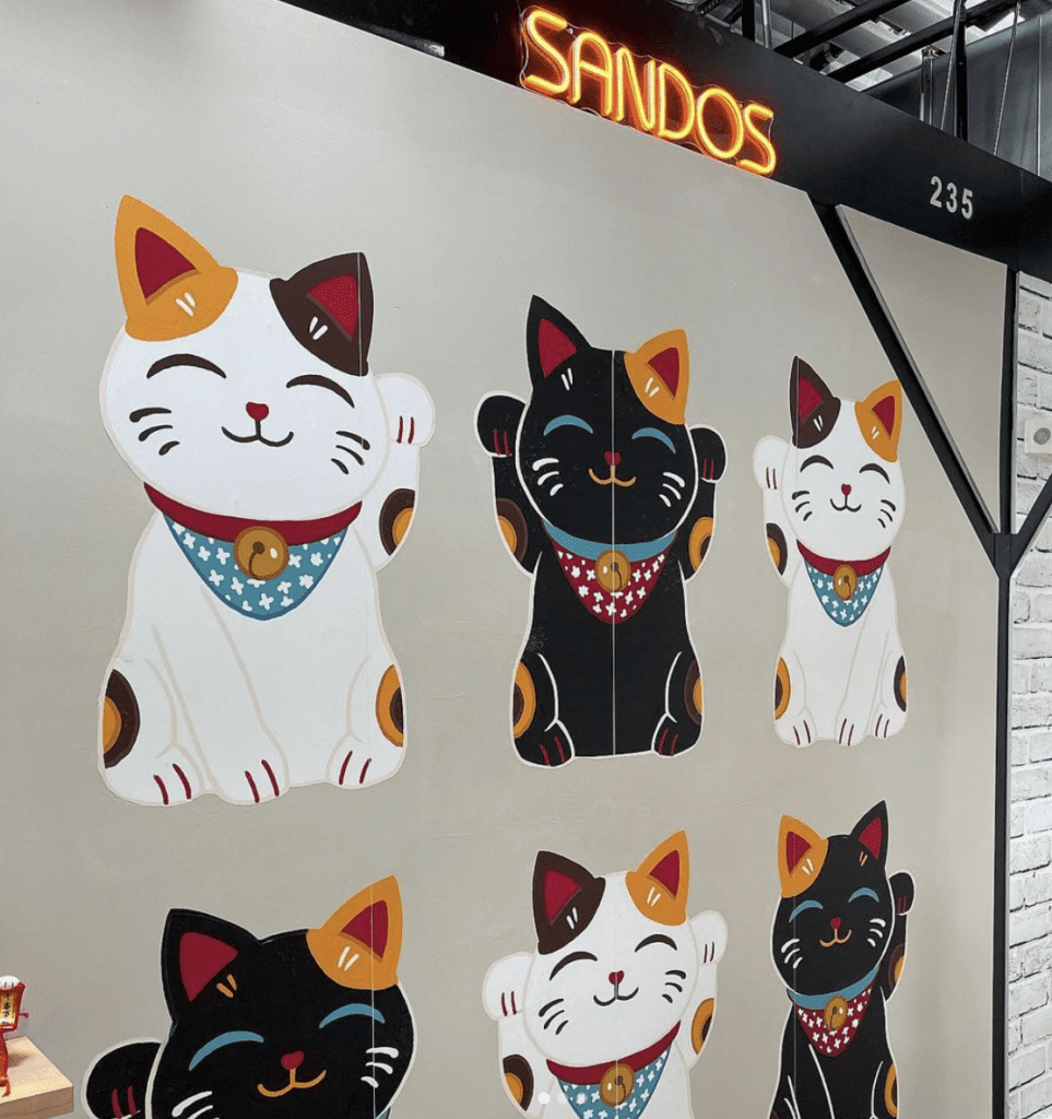 Sandos is one of the more unique restaurants in the Railway Heights Market food hall. (@railwayheightsmarket)