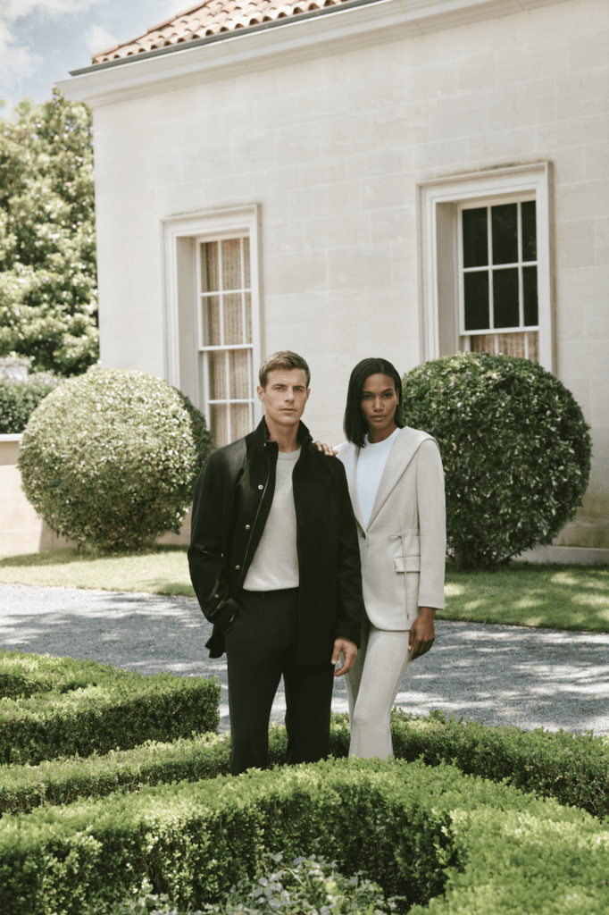 Theory offers the ideal urban uniform for all fall ocassions. (courtesy Highland Park Village)