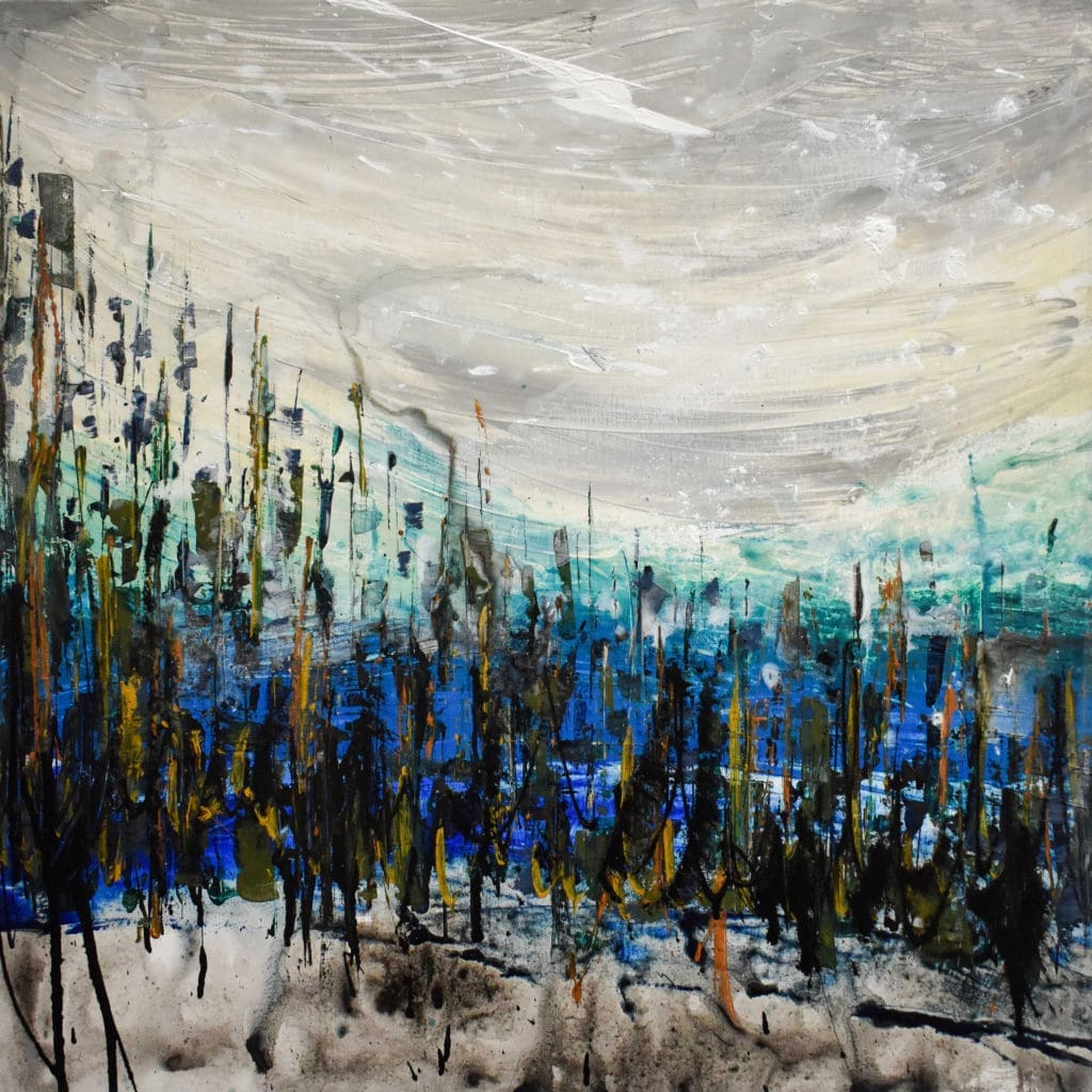Melinda Moreno and Edgar Medina's "Winter," 2021, is a stirring collaboration inspired by the year's coldest months.
