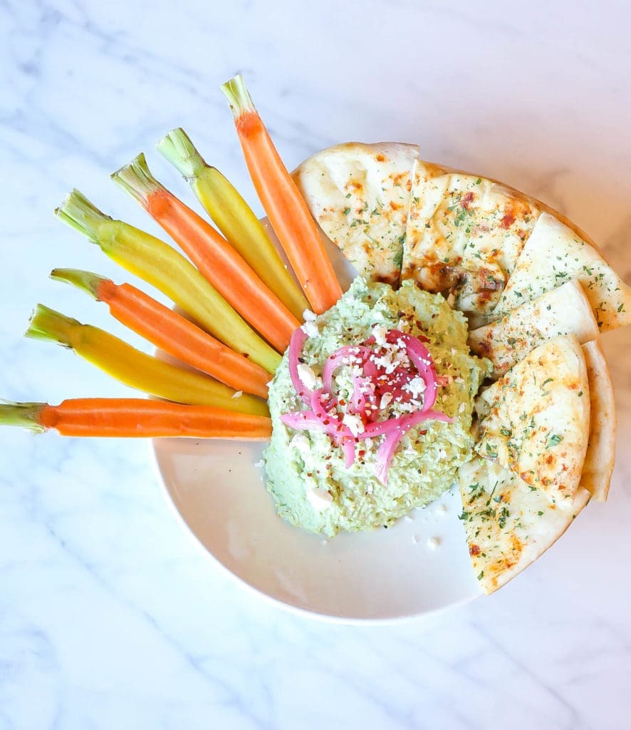 Starters like edamame hummus are new to Ascension's dinner menu.