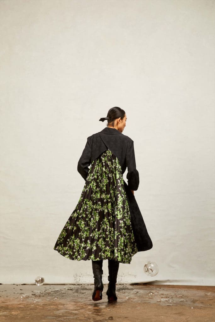 Hanh Merriman Kanzan jacquard coat, $1,295
