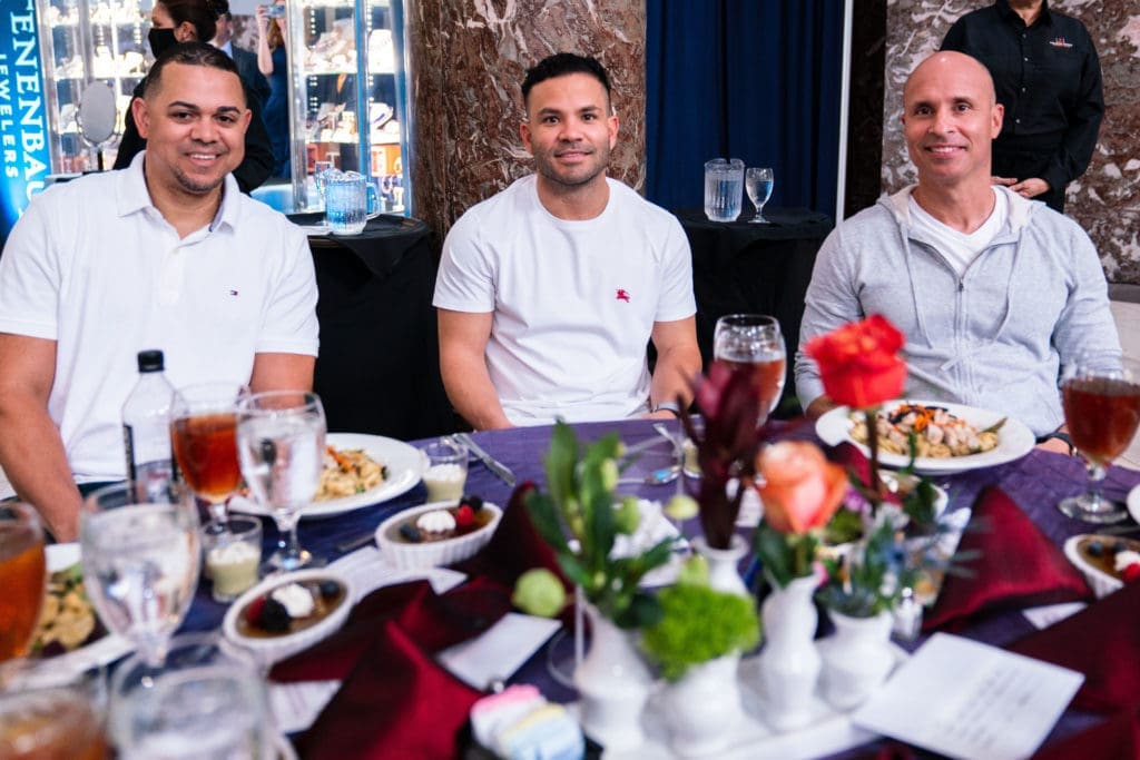 Jose Altuve and the rest of the Astros husbands offered their support.