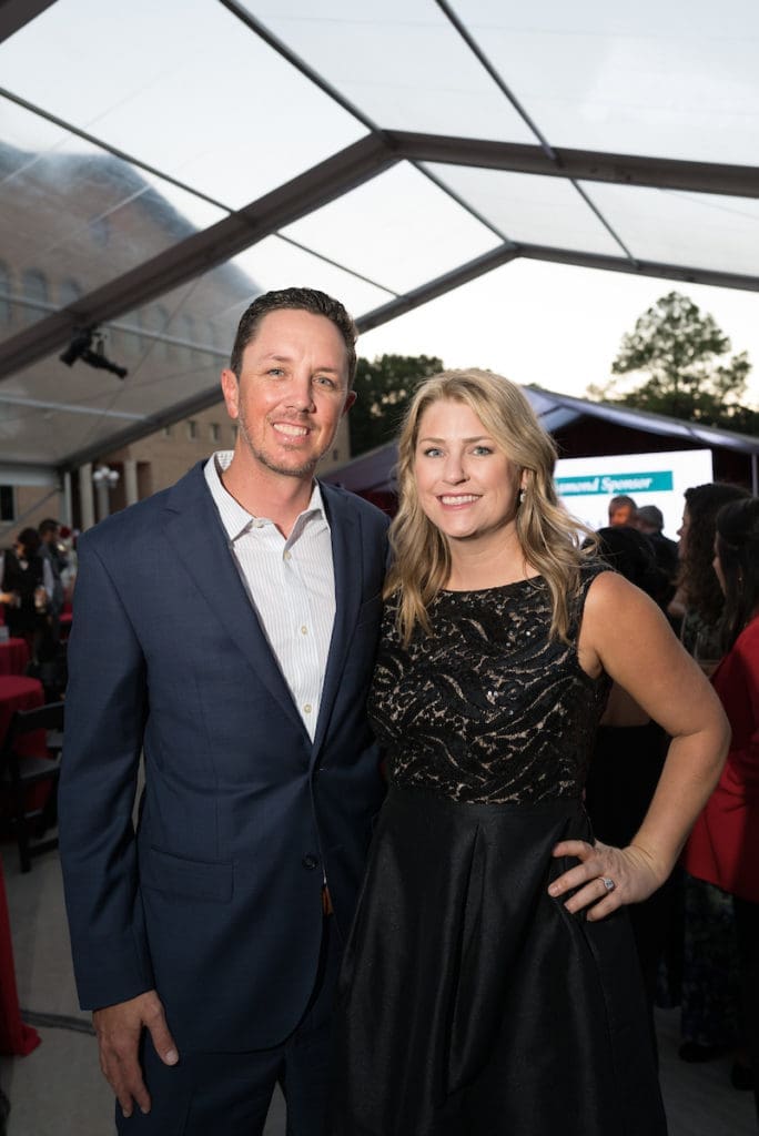 Chris & Kristin Kirch at the Gerald D. Hines College of Architecture and Design 75th anniversary gala (Photo by Daniel Ortiz)