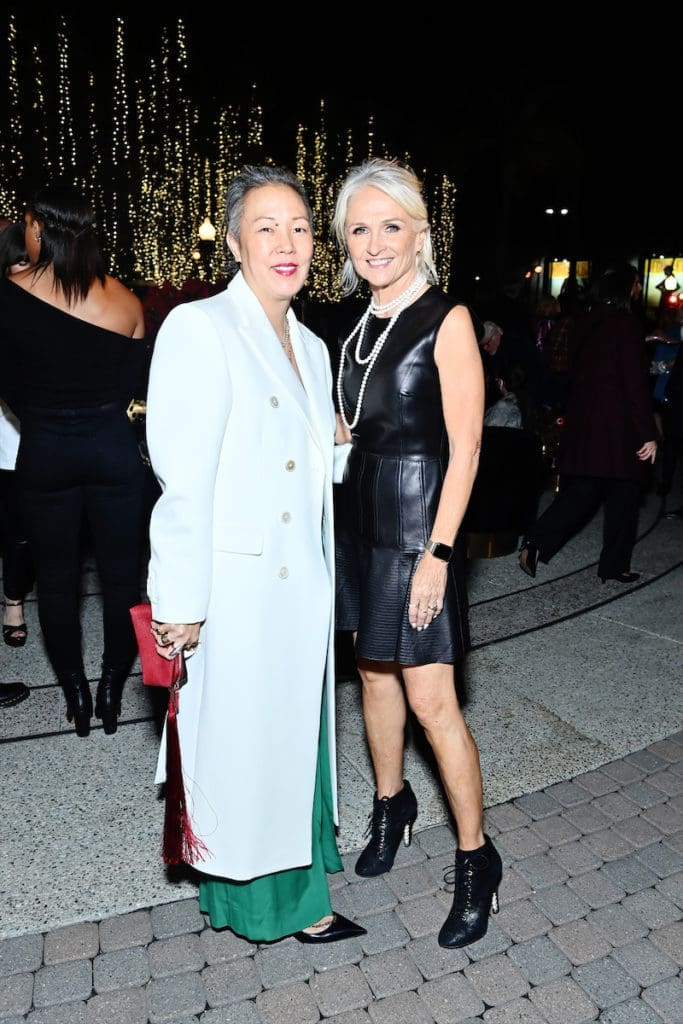 Jeanne Yang and Neiman Marcus VP & General Manager Gretchen Pace.  (Photo by Stefanie Keenan/Getty Images for Neiman Marcus)
