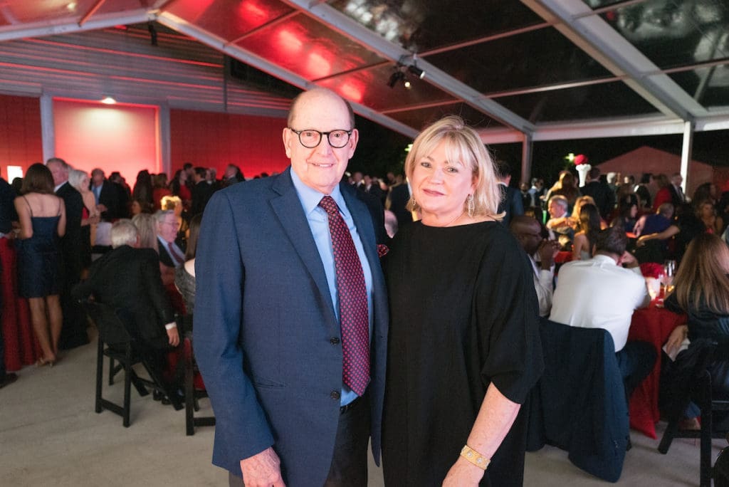 Lou & Christy Cushman at the  University of Houston Gerald D. Hines College of Architecture and Design 75th anniversary gala (Photo by Daniel Ortiz)