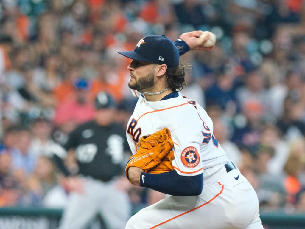 Lance McCullers Jr. just pounded the zone — and pitched like a true Astros ace. (Photo by F. Carter Smith)