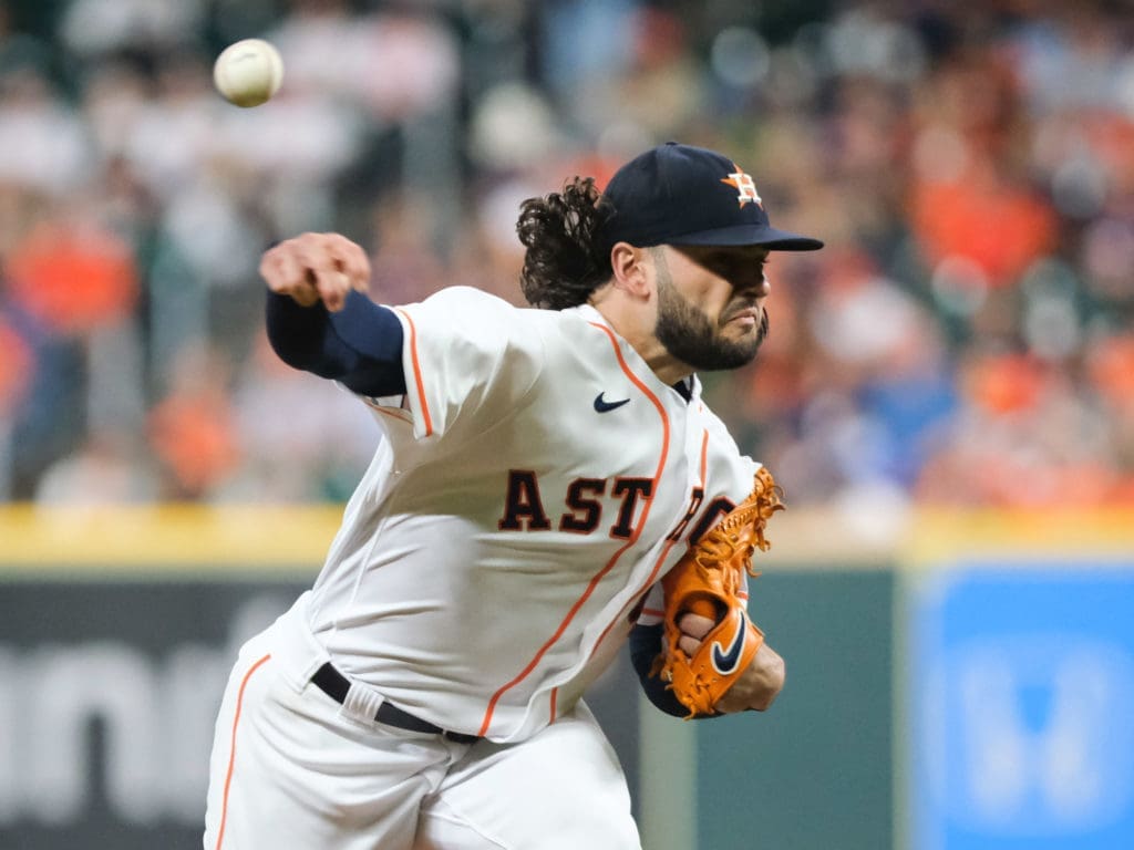 Lance McCullers Jr. pitches with determination for the Astros. That's something his dad appreciates. (Photo by F. Carter Smith)