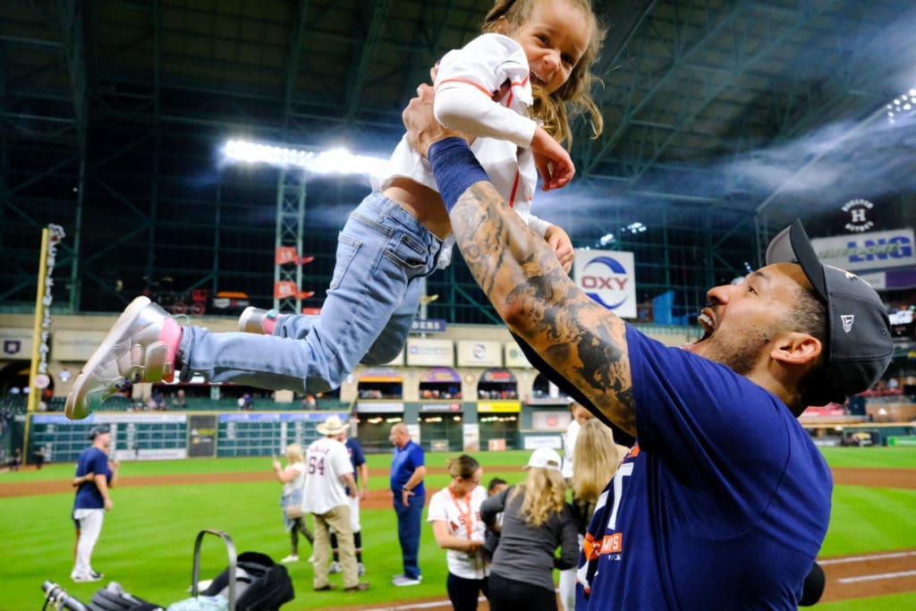 Dusty Baker Urges the Astros to Re-sign Carlos Correa, a 3-Year-Old Party Queen Steals the Show and Priceless Family Moments Seal Another Houston Title