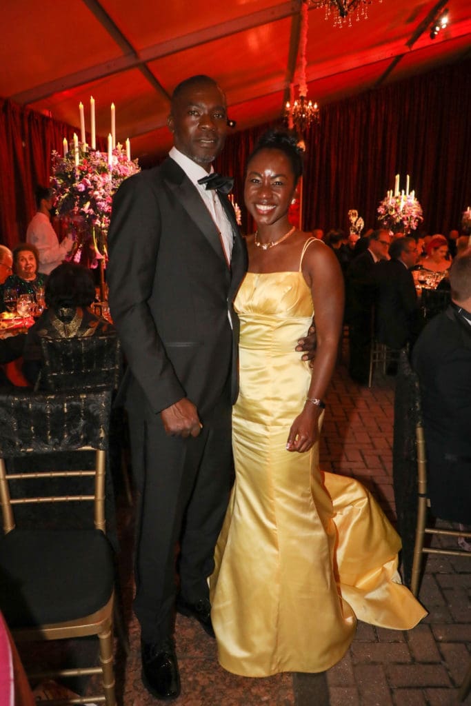 Brian Bunham, Allyson Pritchett at the Houston Grand Opera opening night dinner following the production of Carmen. (Photo by Melissa Taylor)