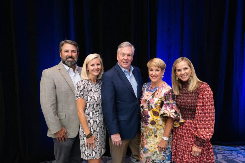 Cy & Ali Cattan, chairs Norman & Donna Lewis, Emily Lewis at the CanCare 30th anniversary luncheon at the Westin Memorial City. (Photo by Daniel Ortiz)