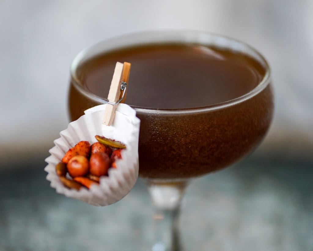 Chivos' D.F. Cocktail is a Mexican take on a Manhattan. (Photo by Dylan McEwan)