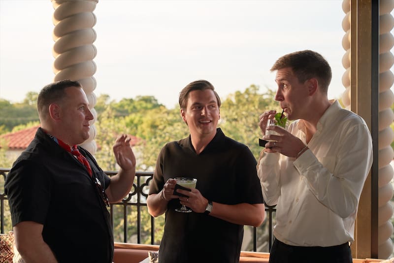 Kristian Lazzaro, Phil Harrison, Thomas Bird (Photo by Billy Surface / Marc Montoya)
